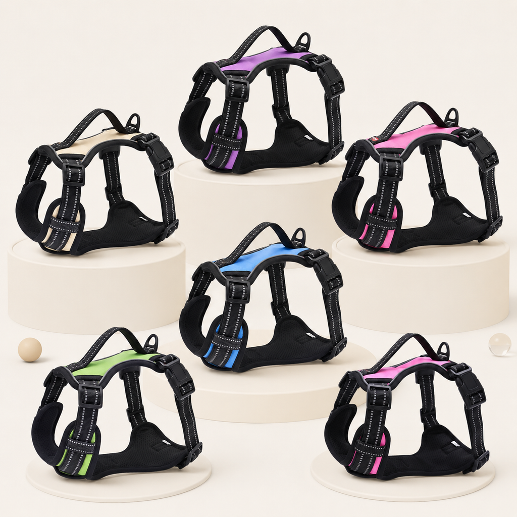 600D Oxford Reflective Dog Harness
