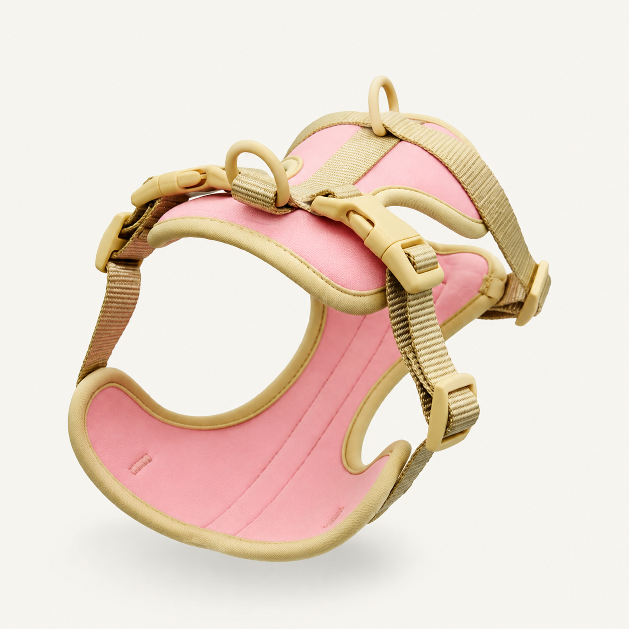 Rose Sand Multi-Point Padded Dog Harness