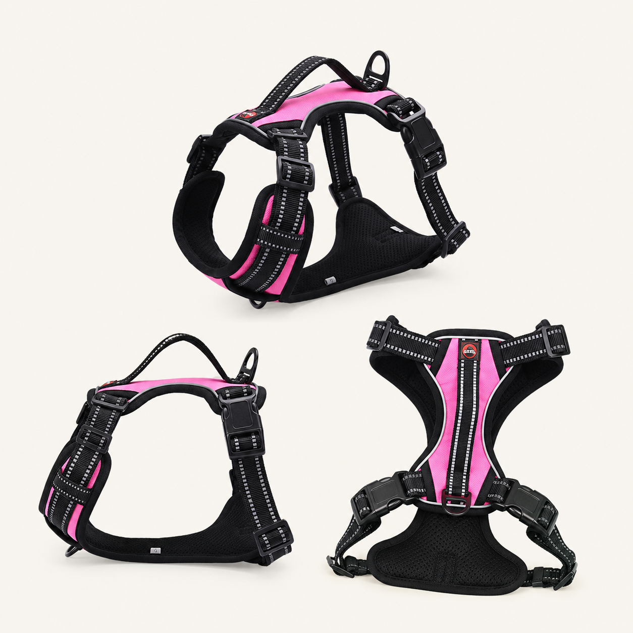 600D Oxford Reflective Dog Harness