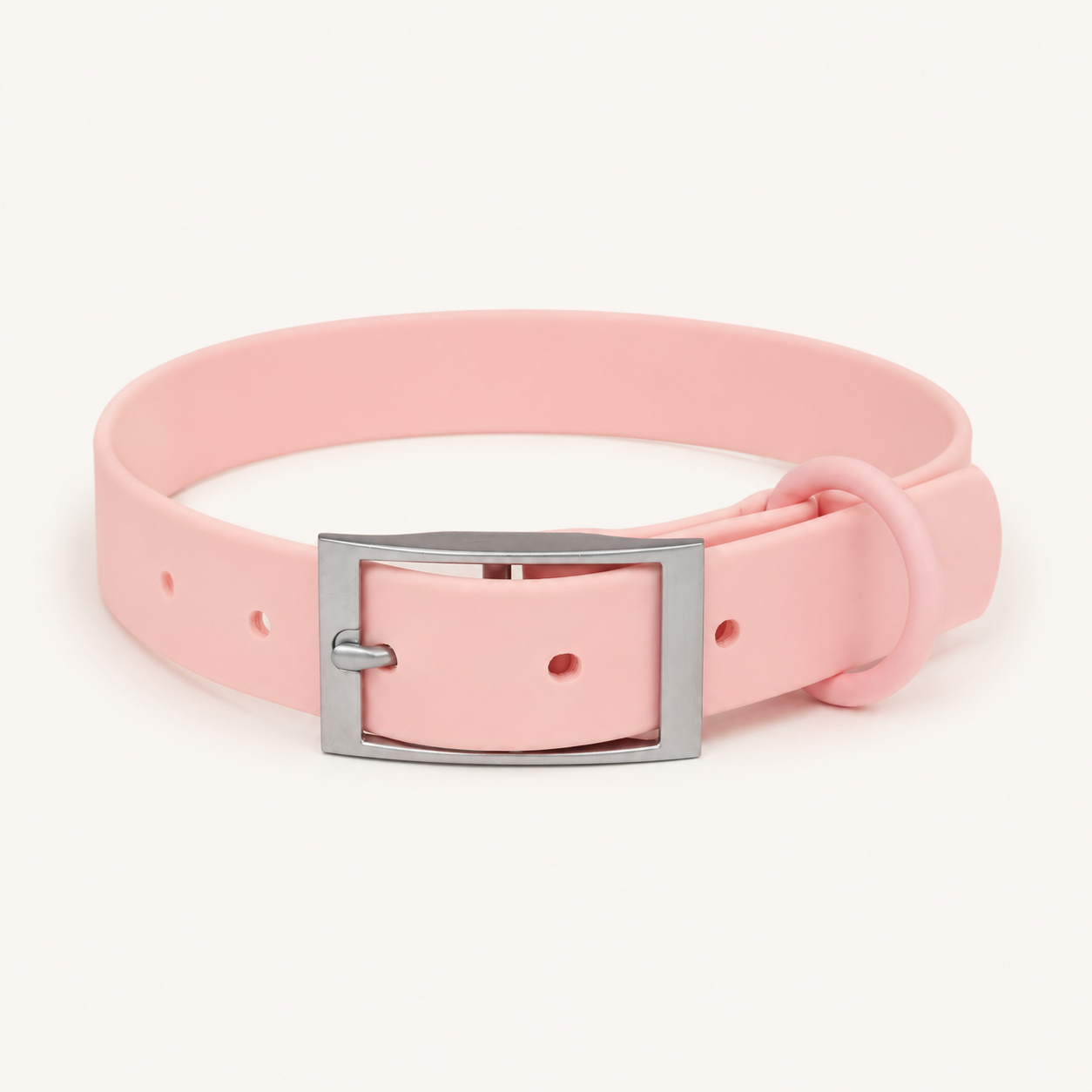 Blush Arc PVC-Coated Dog Collar