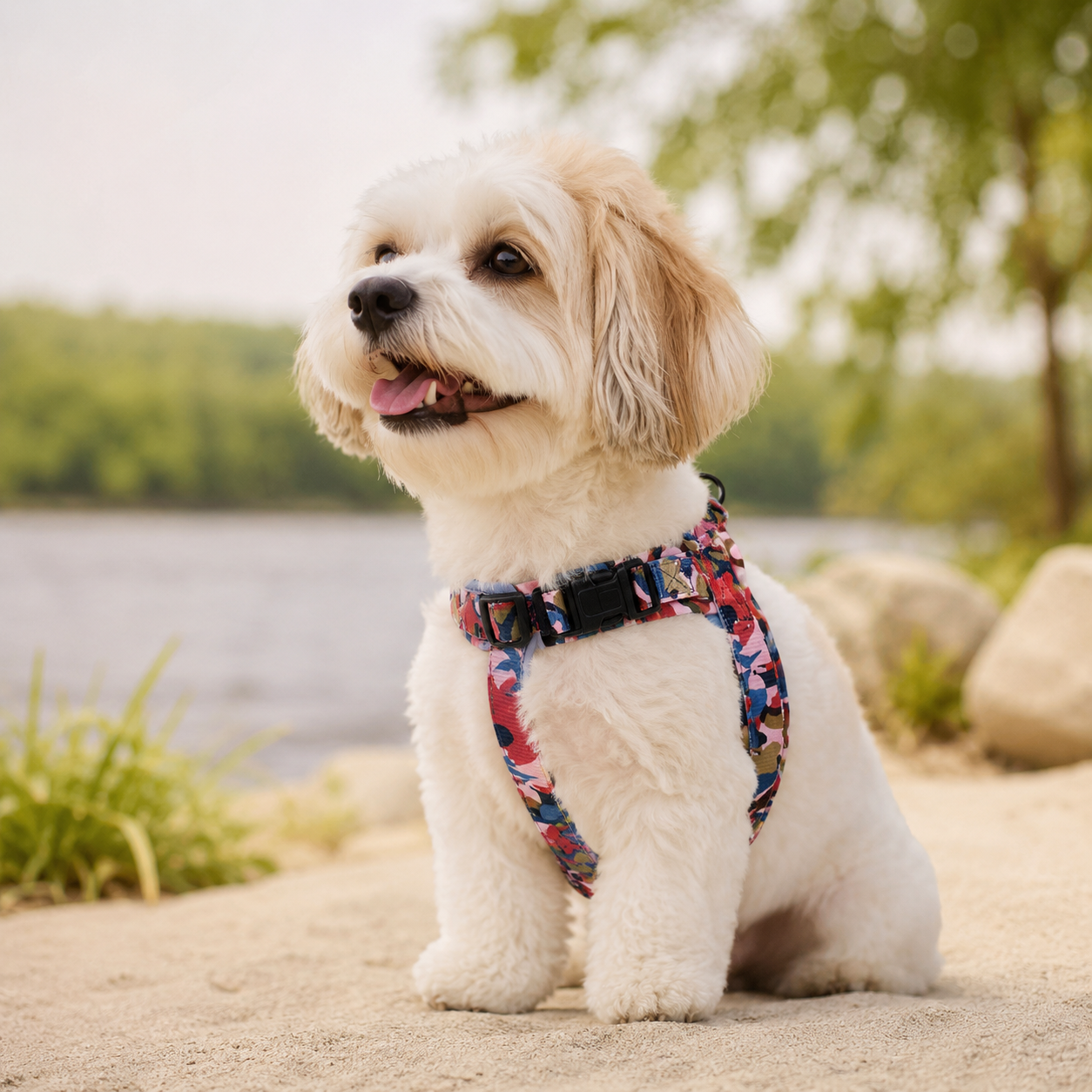 No-Pull Control Dog Harness with Rear Handle