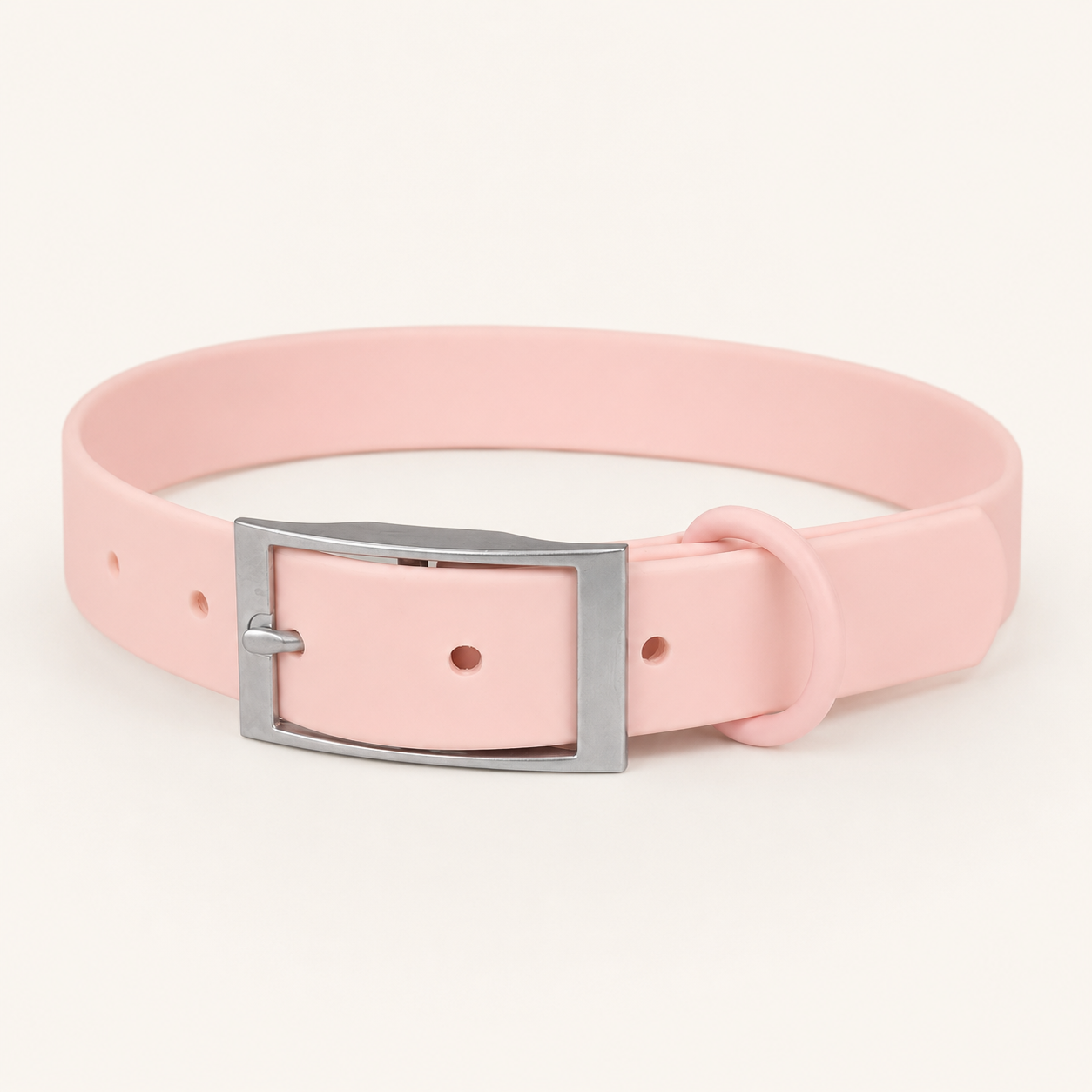 Blush Arc PVC-Coated Dog Collar