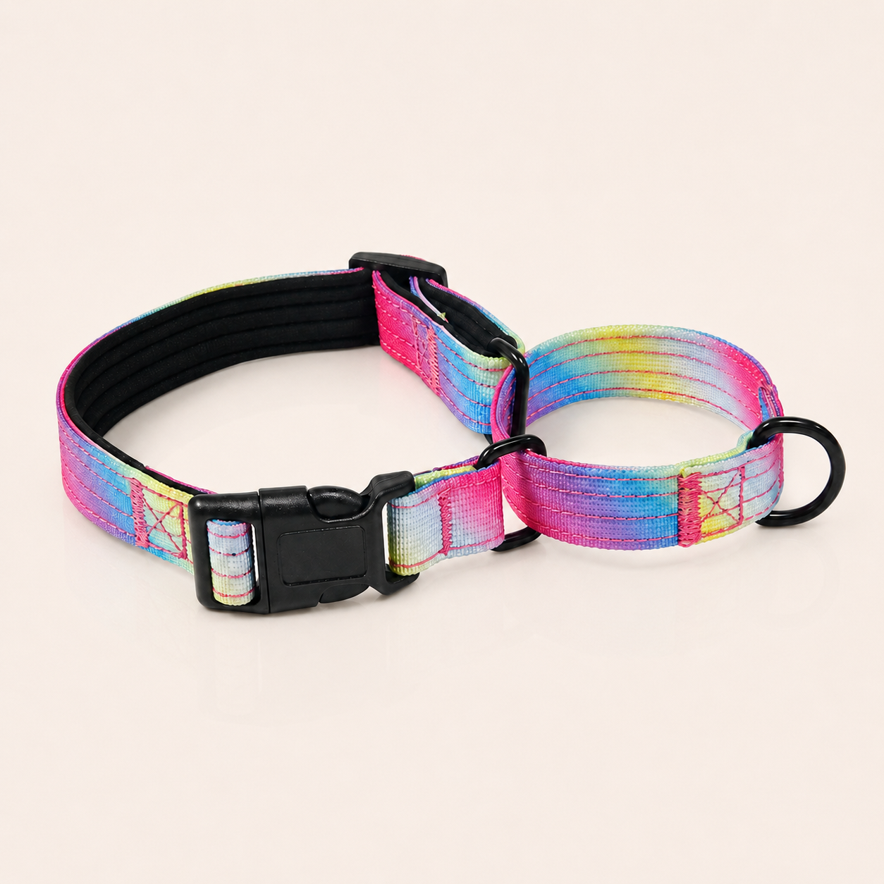 P-Chain Anti-Lunge Dog Collar with Neoprene Padding