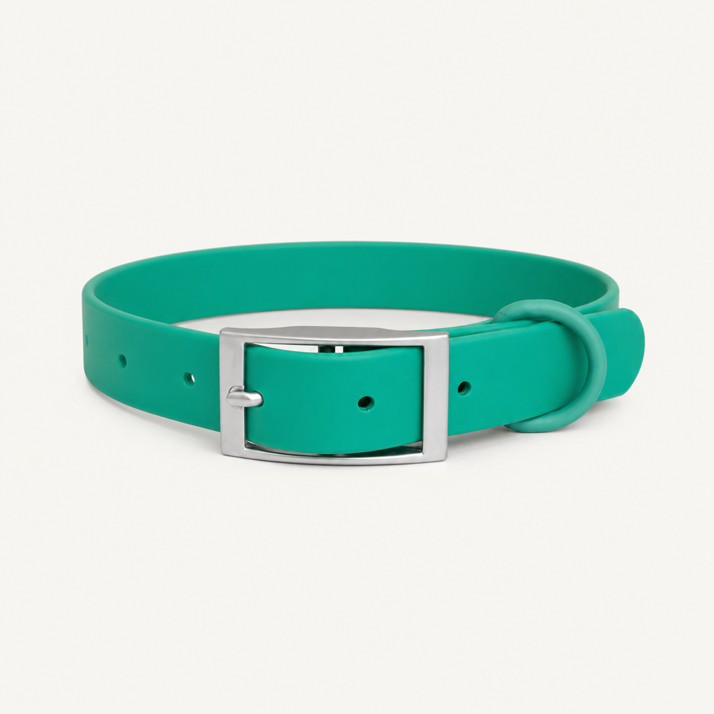 Contour Buckle Waterproof PVC Dog Collar