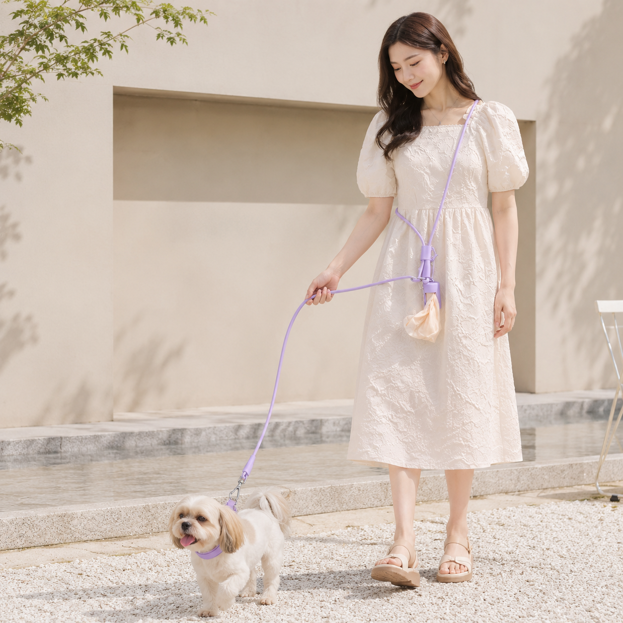 Multifunction Adjustable PVC Dog Leash