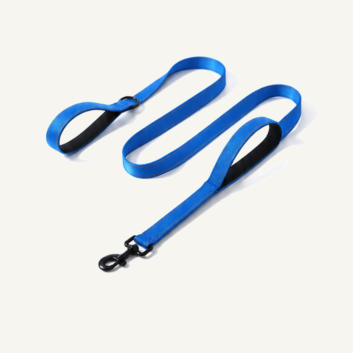 Wholesale Dual Handle Reflective Dog Leash with Padded Traffic Hand