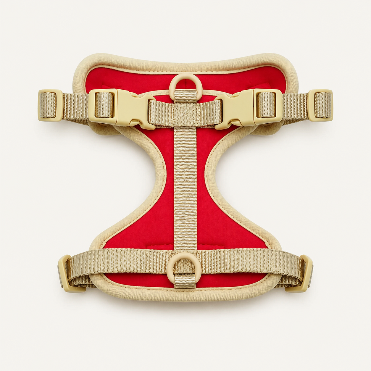Red Sand Adjustable Padded Dog Harness