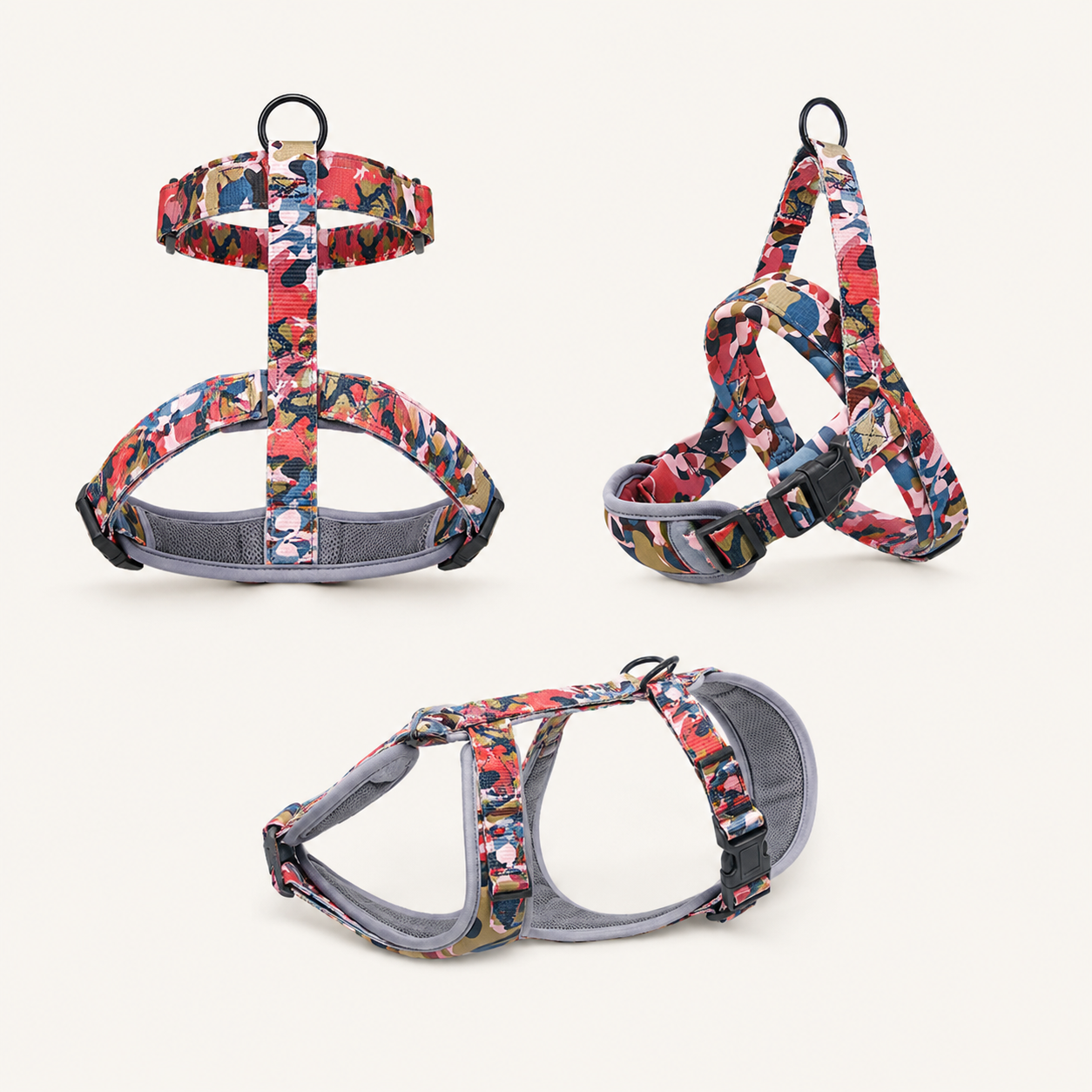 No-Pull Control Dog Harness with Rear Handle