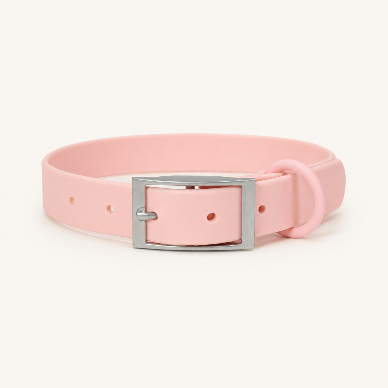 Blush Arc PVC-Coated Dog Collar