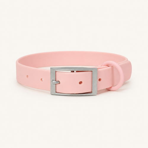 Blush Arc PVC-Coated Dog Collar