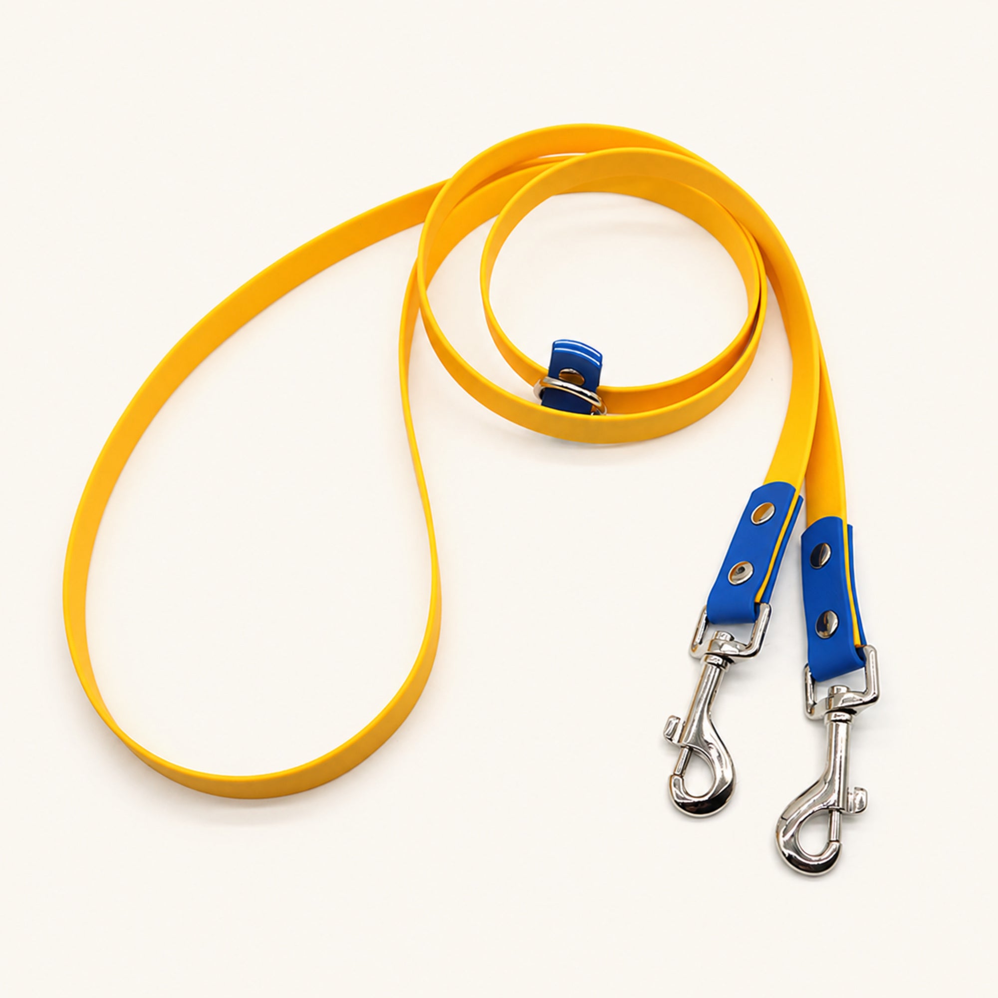 Two-Tone PVC-Coated Double-Ended Dog Leash