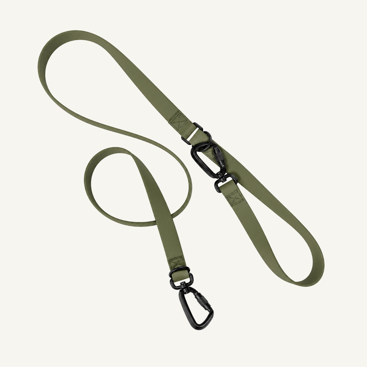 Multi-Way Dog Leash with Locking Clips & 360° Swivel