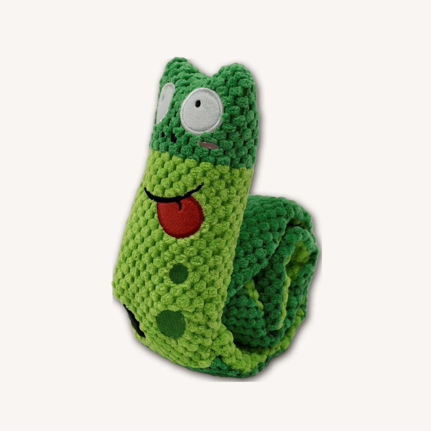 Spotted Frog Treat-Hiding Toy – GE1072 hero product view on warm neutral background for wholesale pet brands