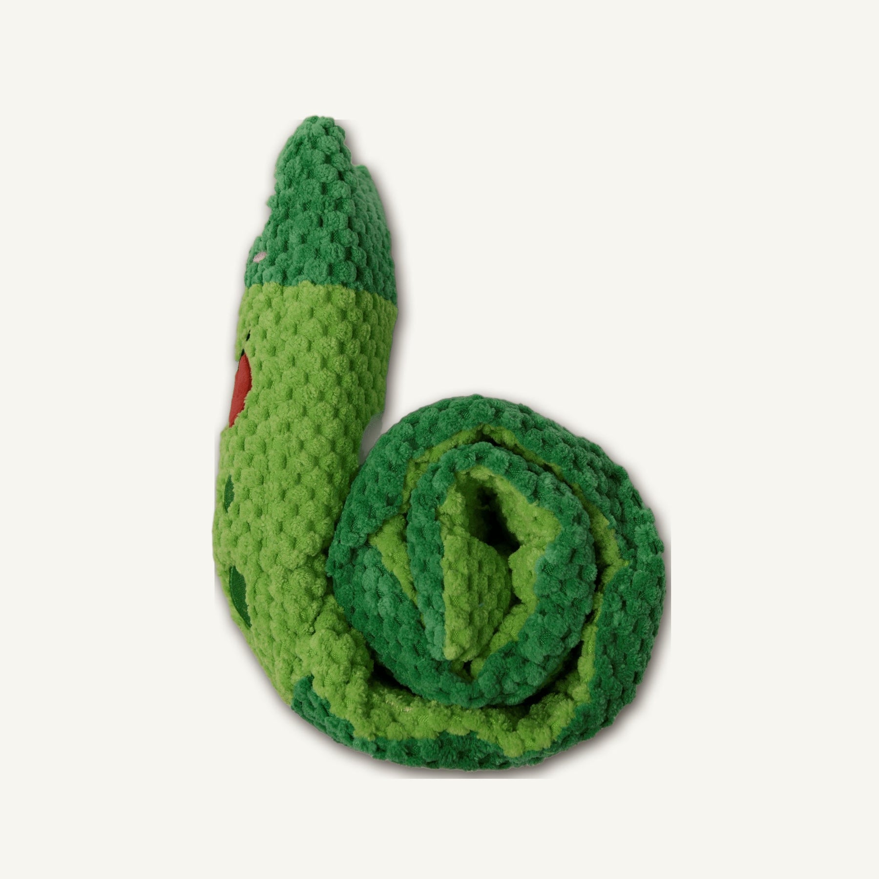 Spotted Frog Treat-Hiding Toy – GE1072 side perspective view on warm neutral background for wholesale pet brands