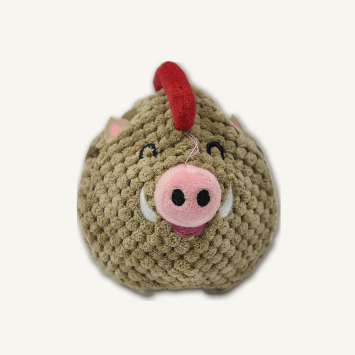 Wild Boar Plush Toy – GMR088 hero product view on warm neutral background for wholesale pet brands