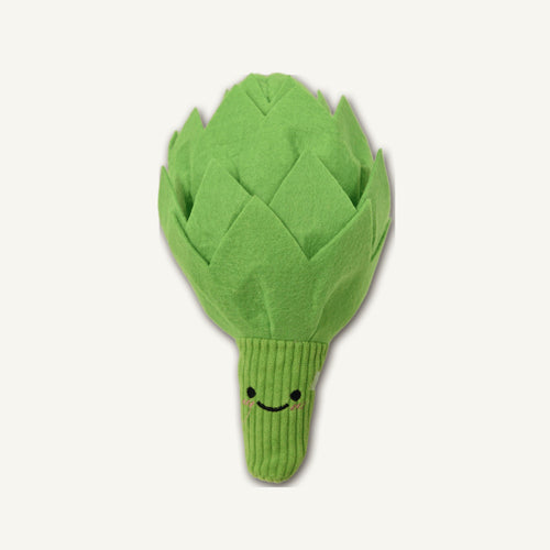 Artichoke Snuffle Toy – GMR210 hero product view on warm neutral background for wholesale pet brands