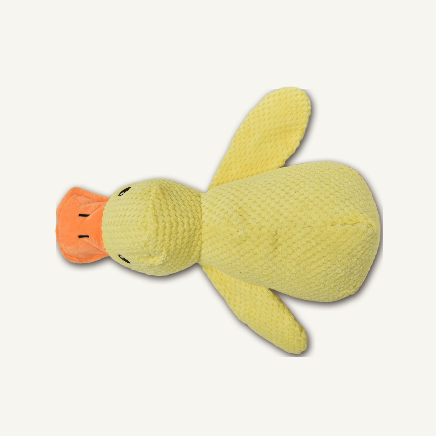 Large Squeaky Yellow Duck – GMR415-L hero product view on warm neutral background for wholesale pet brands