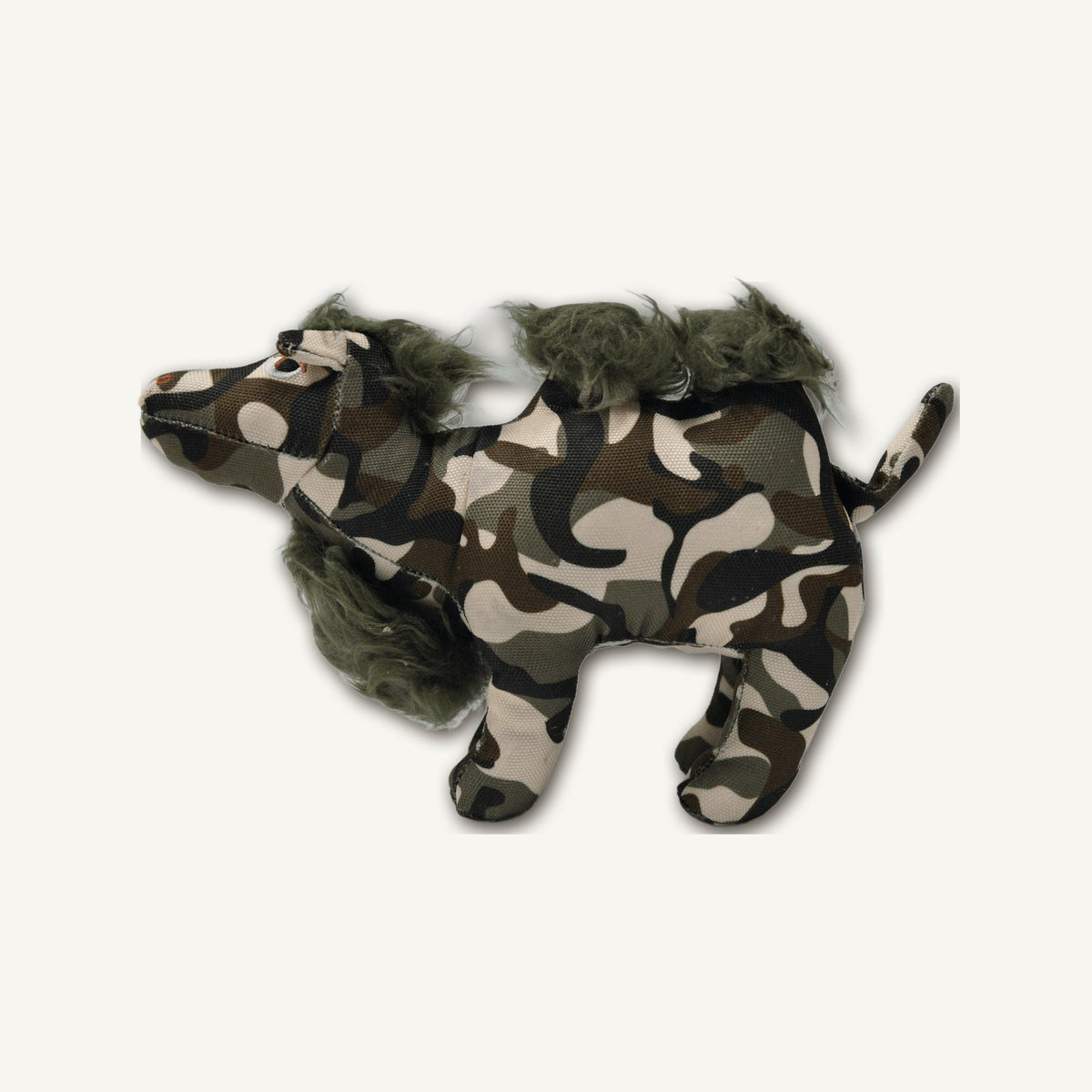 Grey Wild Boar Plush Toy – GMR468 alternate product angle on warm neutral background for wholesale pet brands