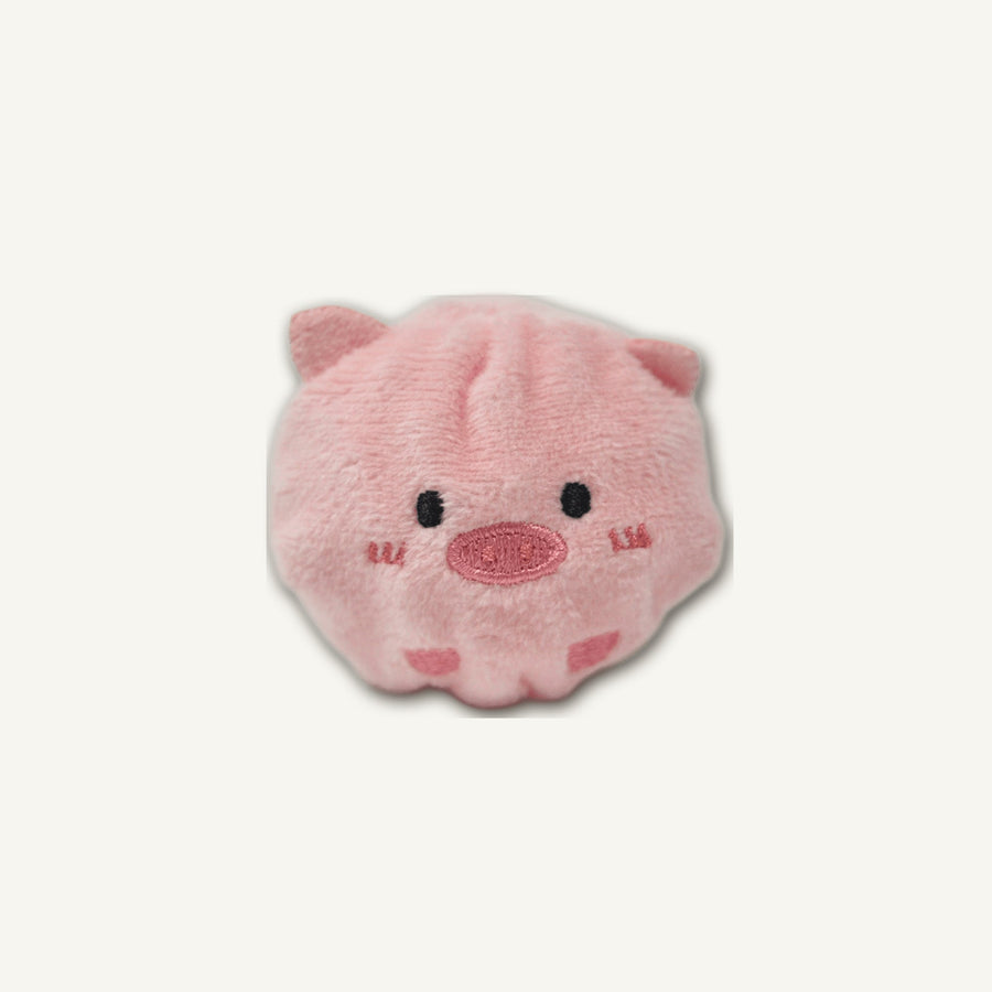 Cute Pig Spiky Ball – GMR520 hero product view on warm neutral background for wholesale pet brands