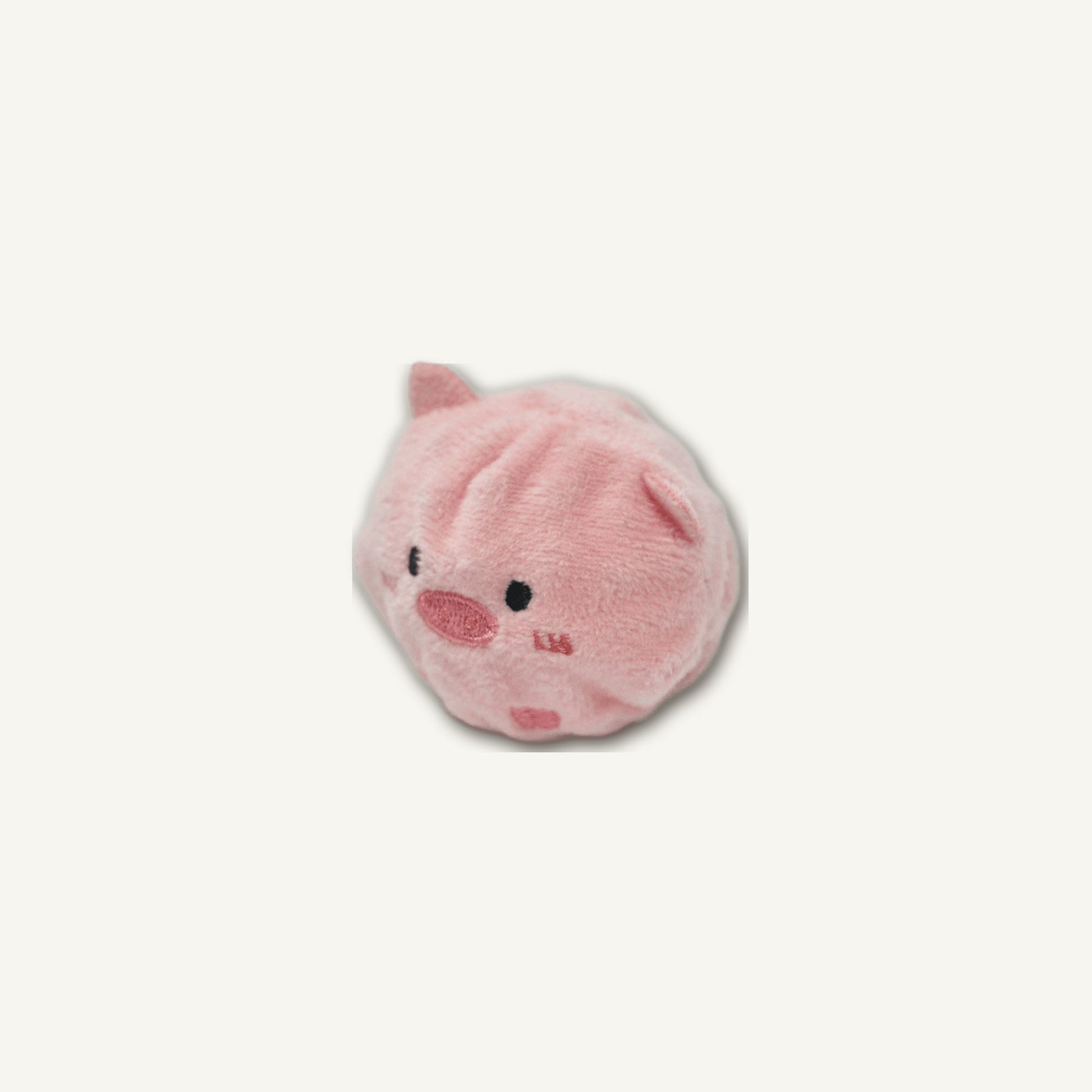 Cute Pig Spiky Ball – GMR520 construction detail view on warm neutral background for wholesale pet brands