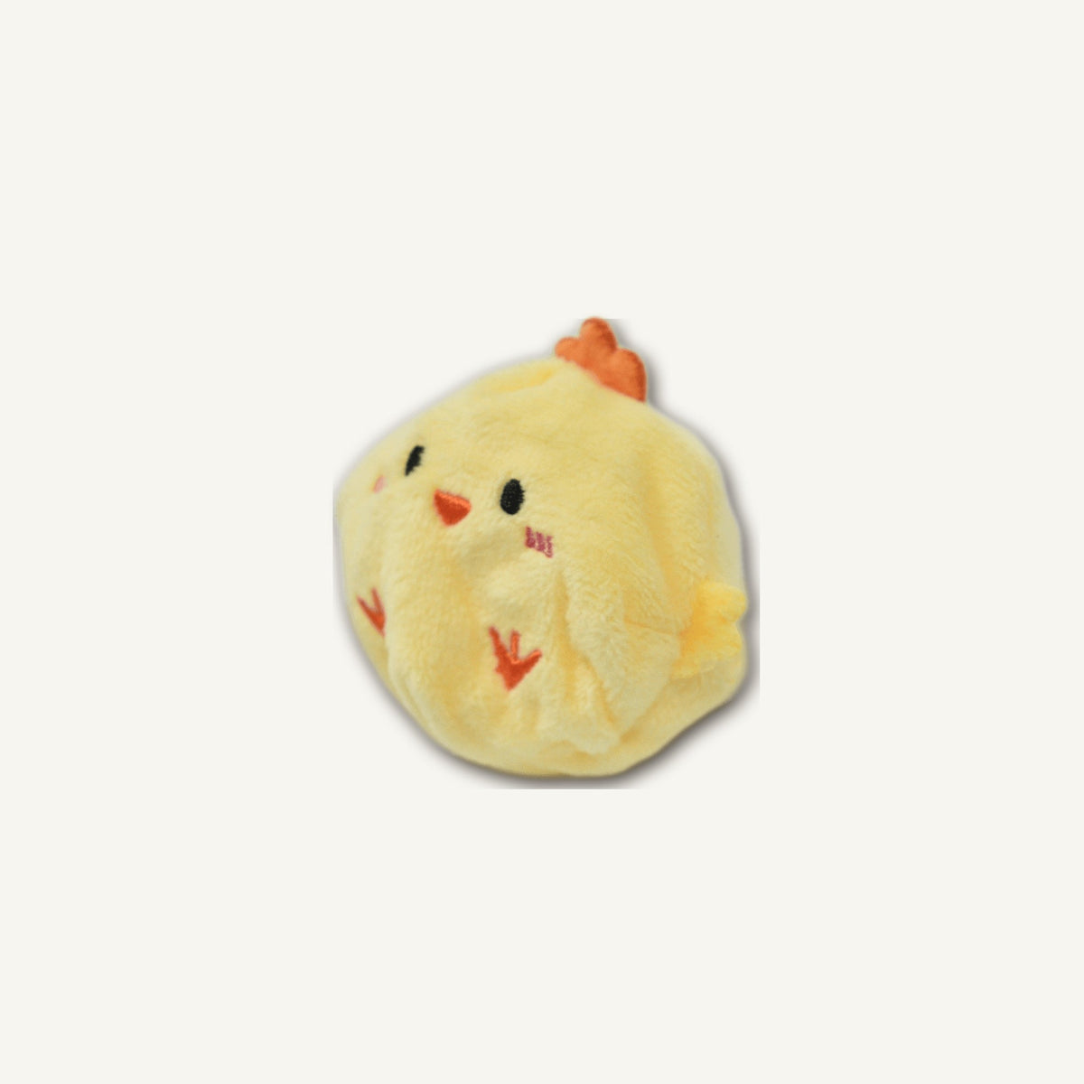 Cute Chick Spiky Ball – GMR521 top perspective view on warm neutral background for wholesale pet brands