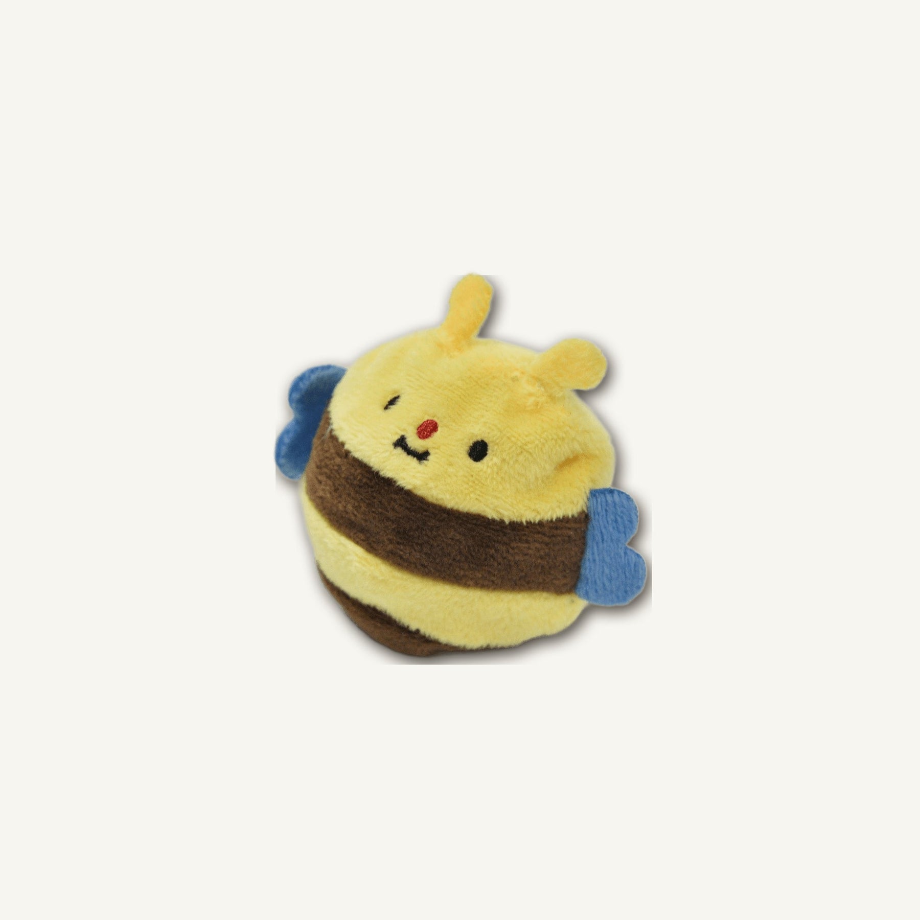 Bee Spiky Ball – GMR522 rear perspective view on warm neutral background for wholesale pet brands