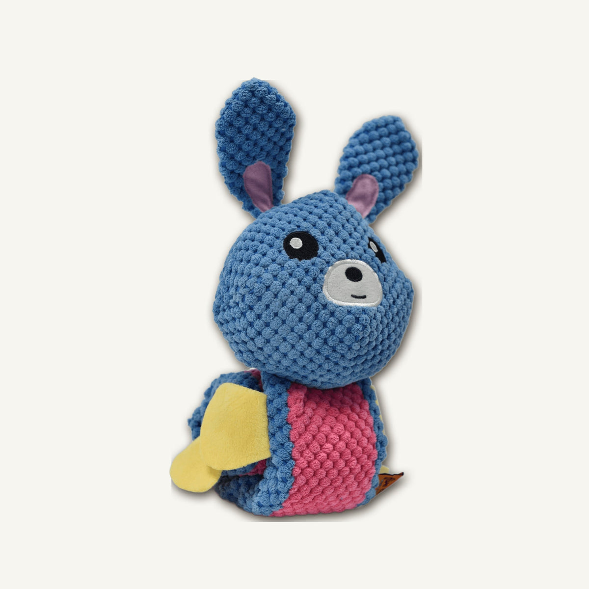 Pineapple Fleece Treat-Hiding Blue Rabbit – GMR547 alternate product angle on warm neutral background for wholesale pet brands
