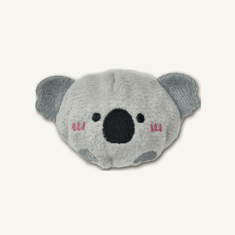 Lazy Koala Spiky Ball – GMR568 alternate product angle on warm neutral background for wholesale pet brands