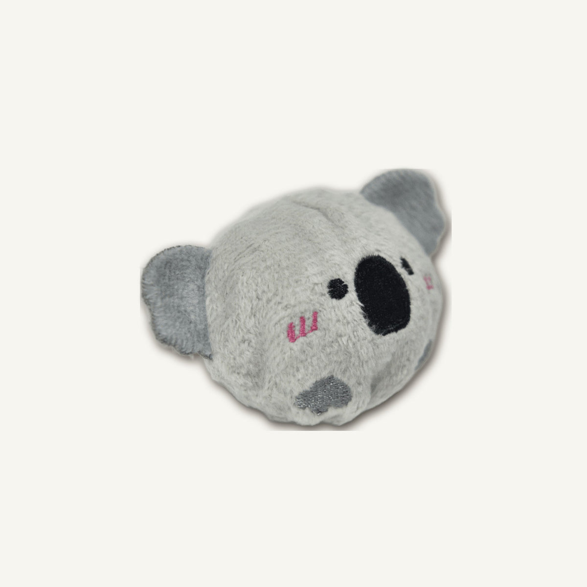 Lazy Koala Spiky Ball – GMR568 rear perspective view on warm neutral background for wholesale pet brands