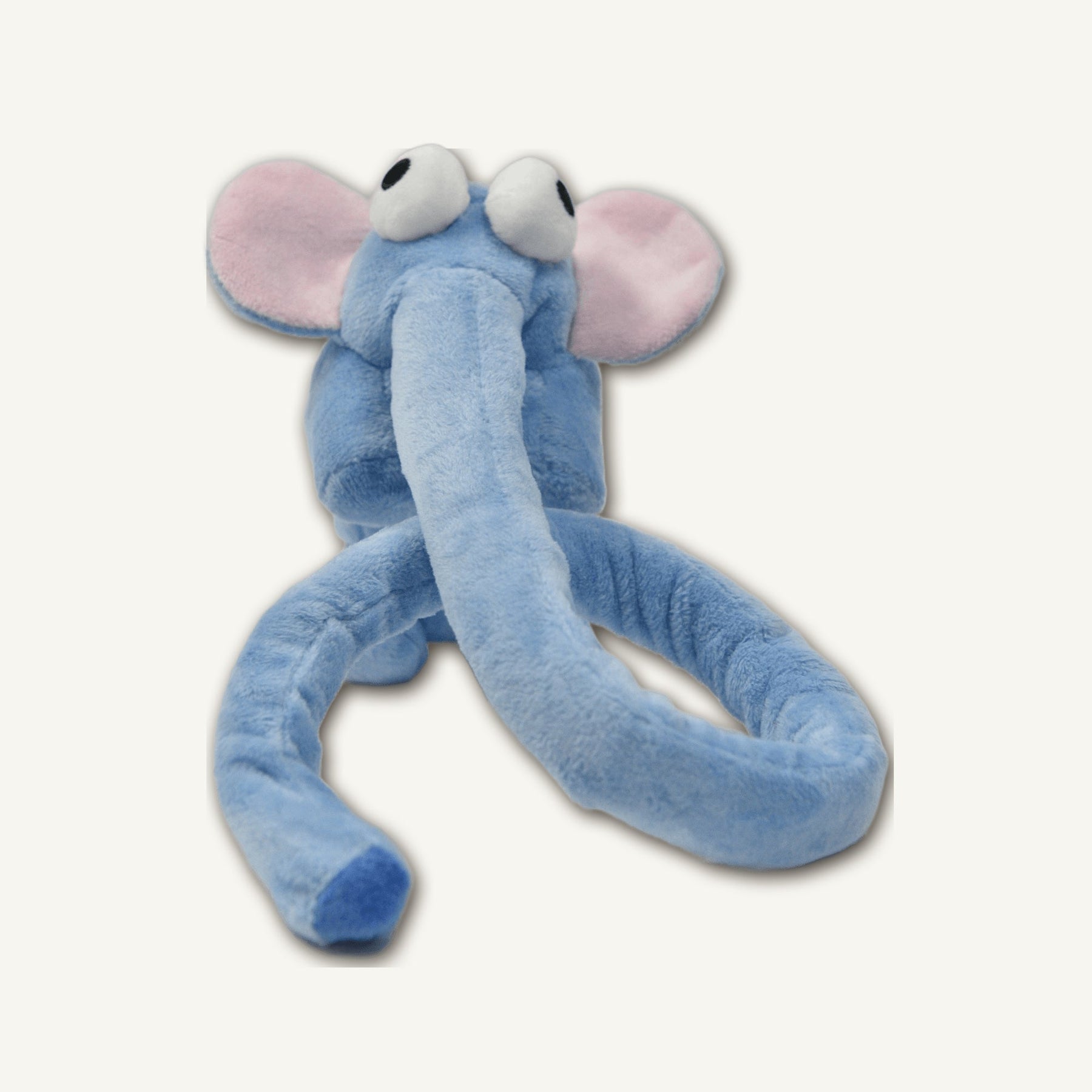 Long-Trunk Elephant Plush Toy – GMR573 hero product view on warm neutral background for wholesale pet brands