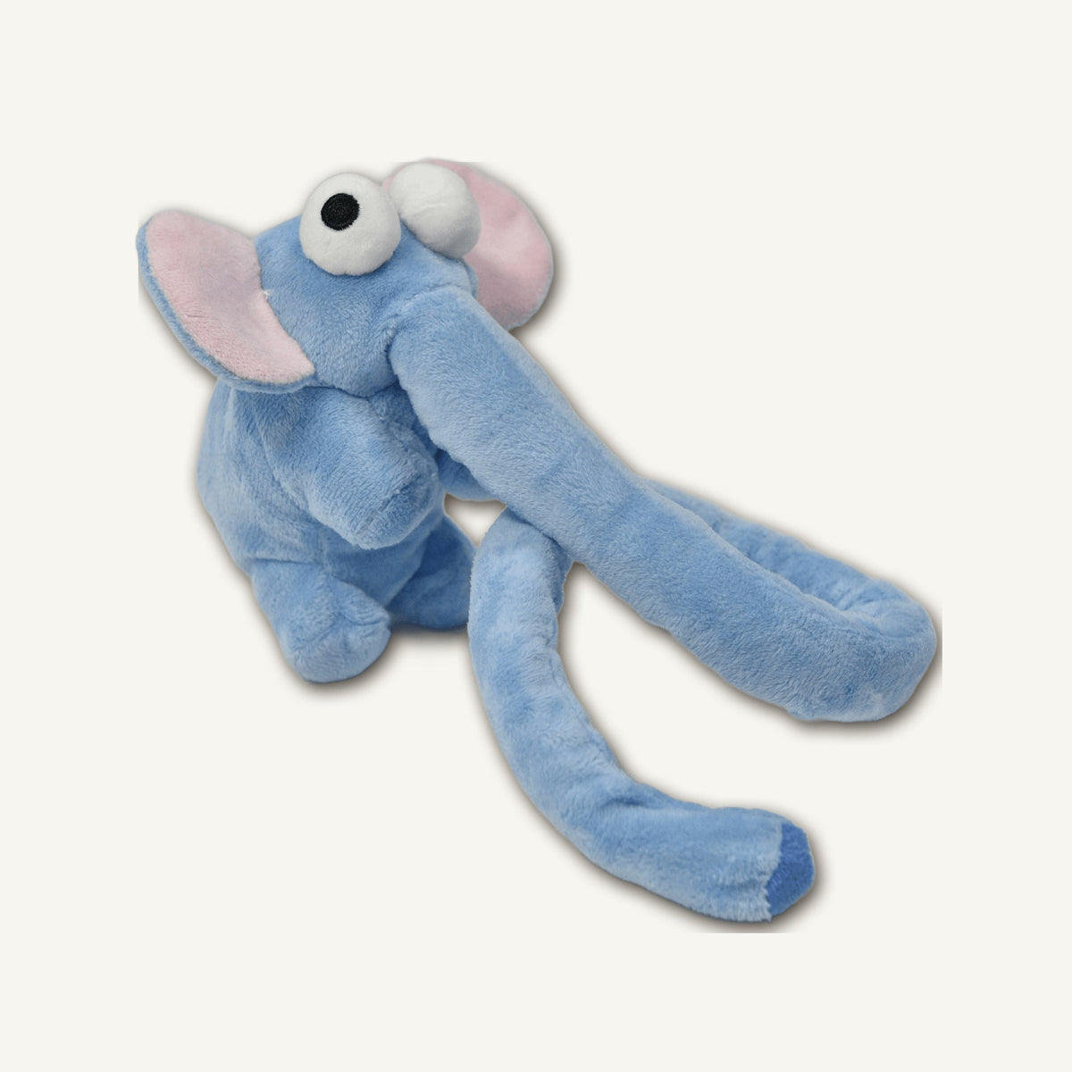 Long-Trunk Elephant Plush Toy – GMR573 alternate product angle on warm neutral background for wholesale pet brands