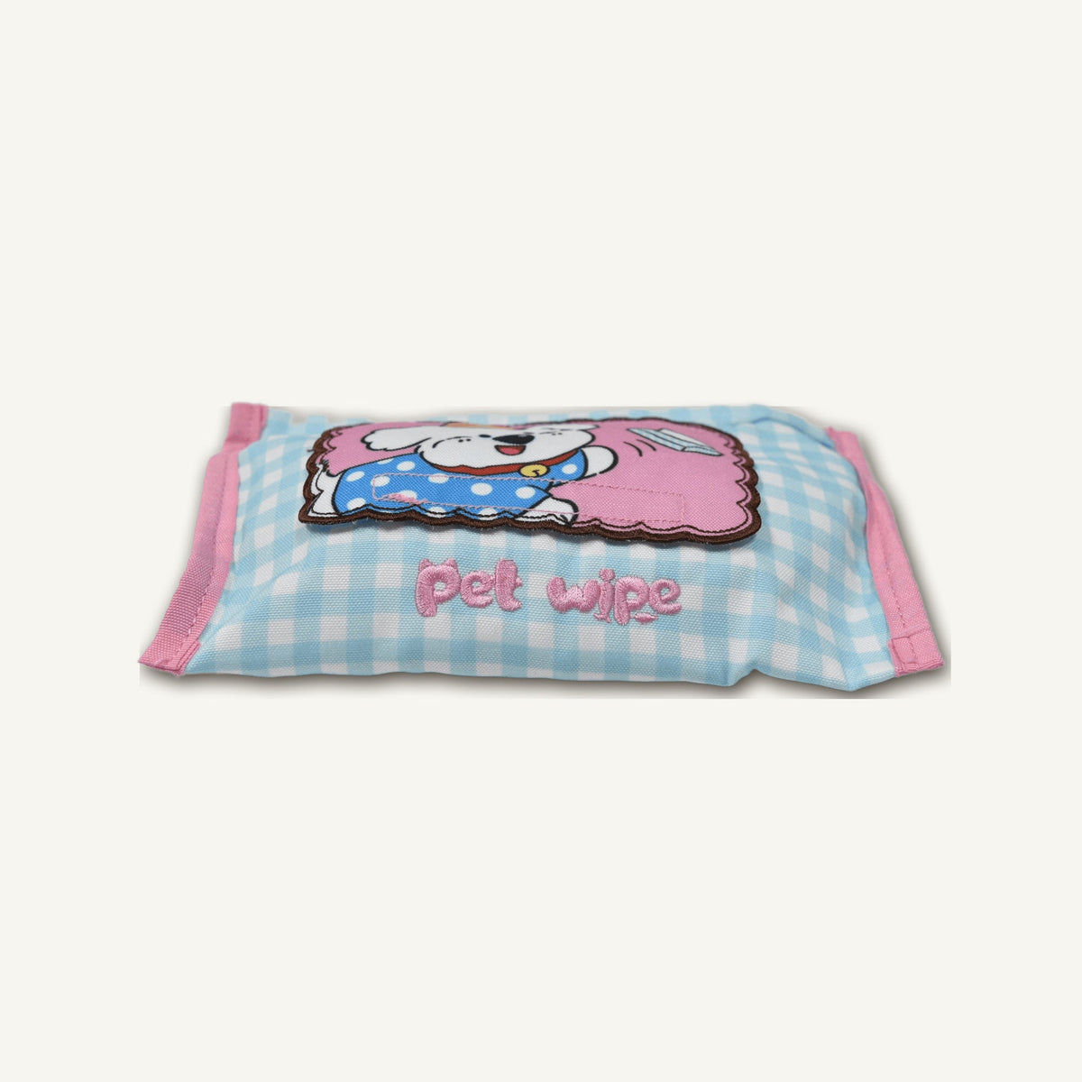 Plush Pet Wet Wipes Toy – GMR587 alternate product angle on warm neutral background for wholesale pet brands