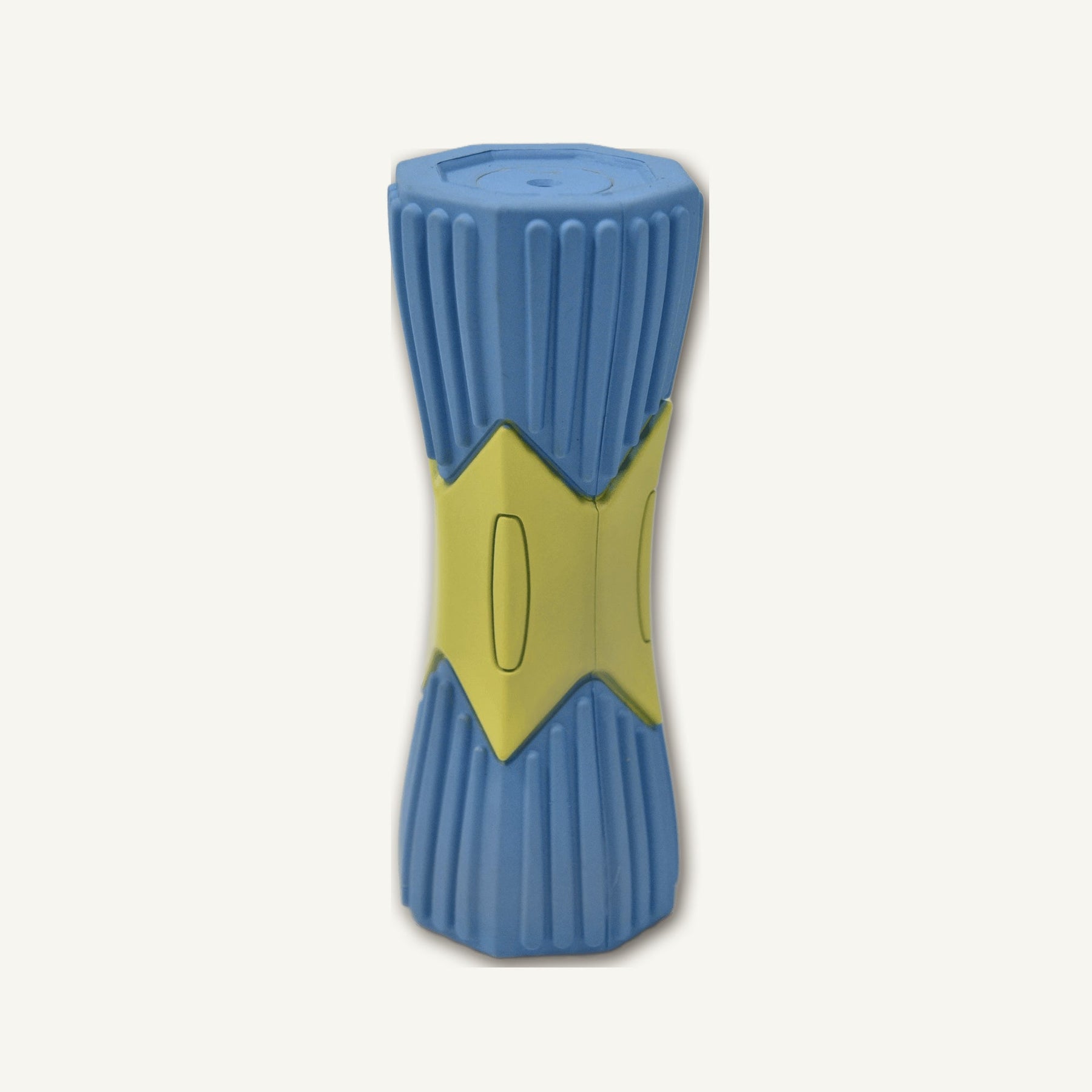 Blue Drum Rubber Chew Toy – GXJ020 hero product view on warm neutral background for wholesale pet brands