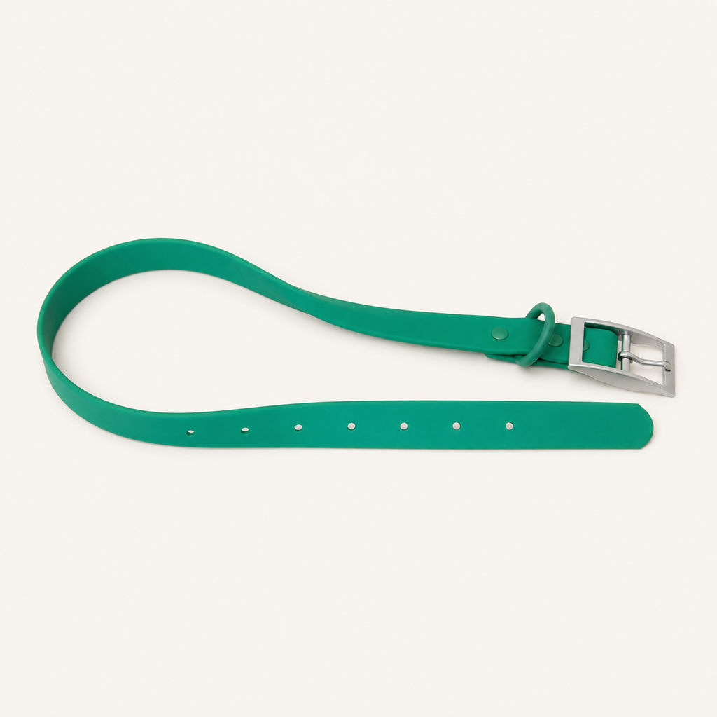 Contour Buckle Waterproof PVC Dog Collar