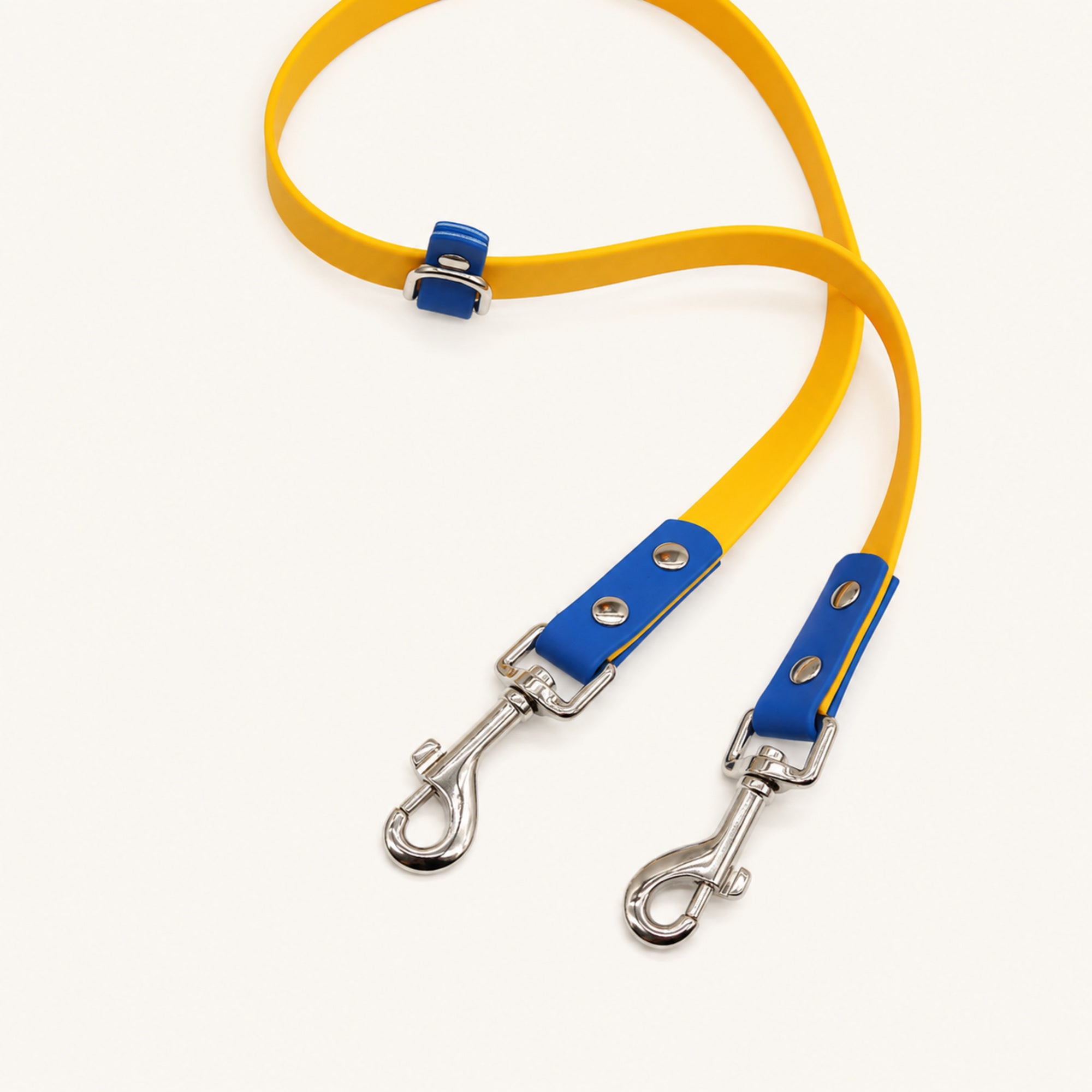 Two-Tone PVC-Coated Double-Ended Dog Leash