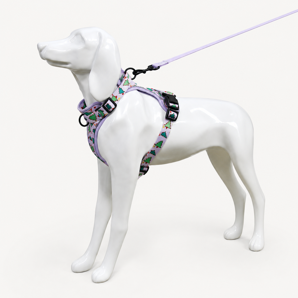 Christmas Print Reflective Dog Harness