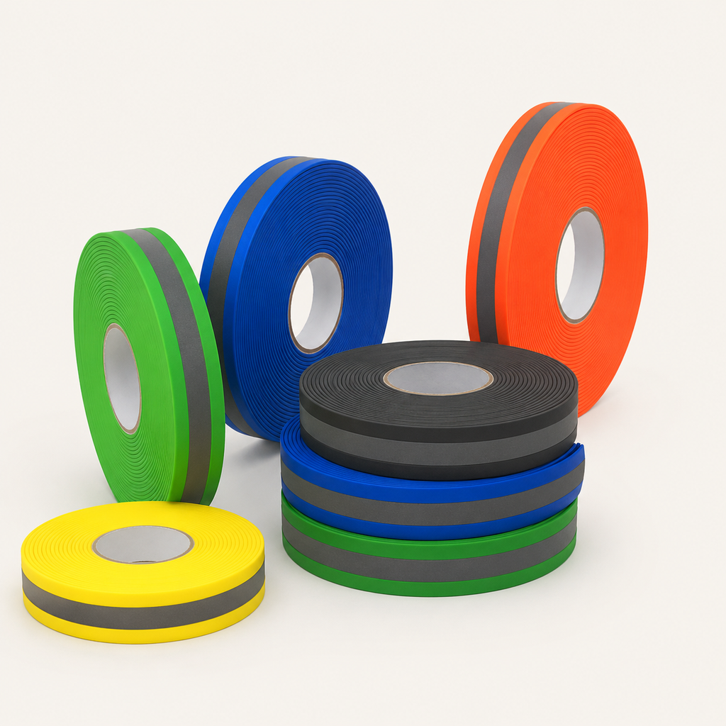 PVC Waterproof Reflective Coated Webbing Tape
