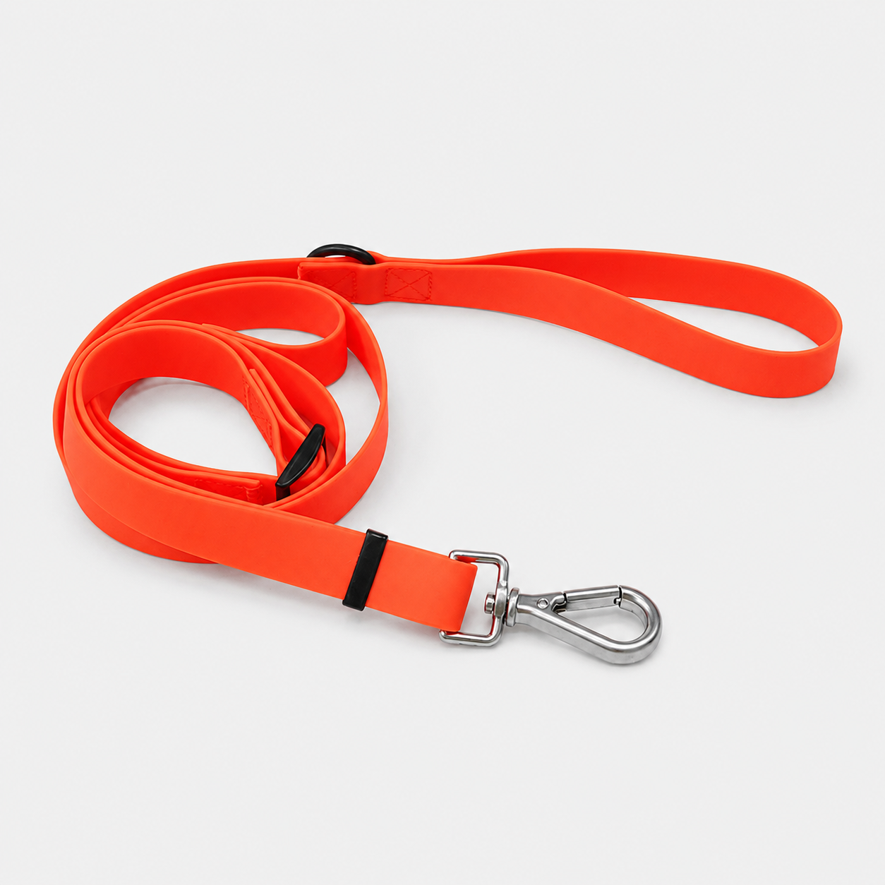 Waterproof PVC Anti-Lunge Dog Leash with 360° Swivel Hook