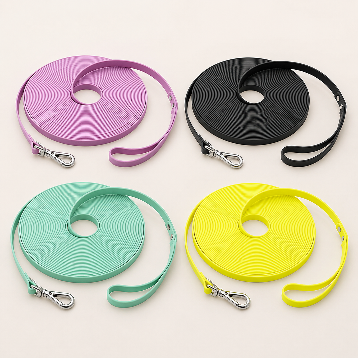 Long PVC Training Dog Leash