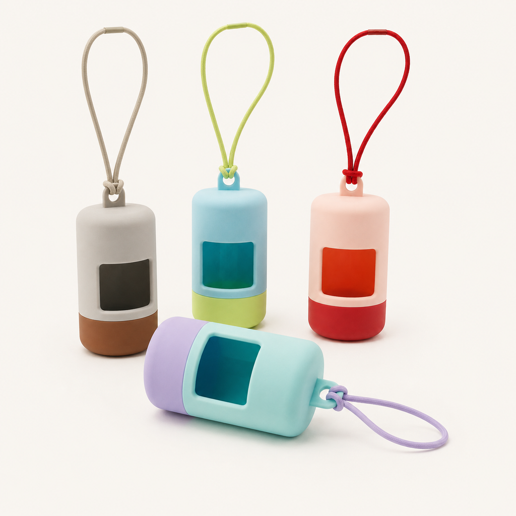 Compact ABS Pet Waste Bag Dispenser