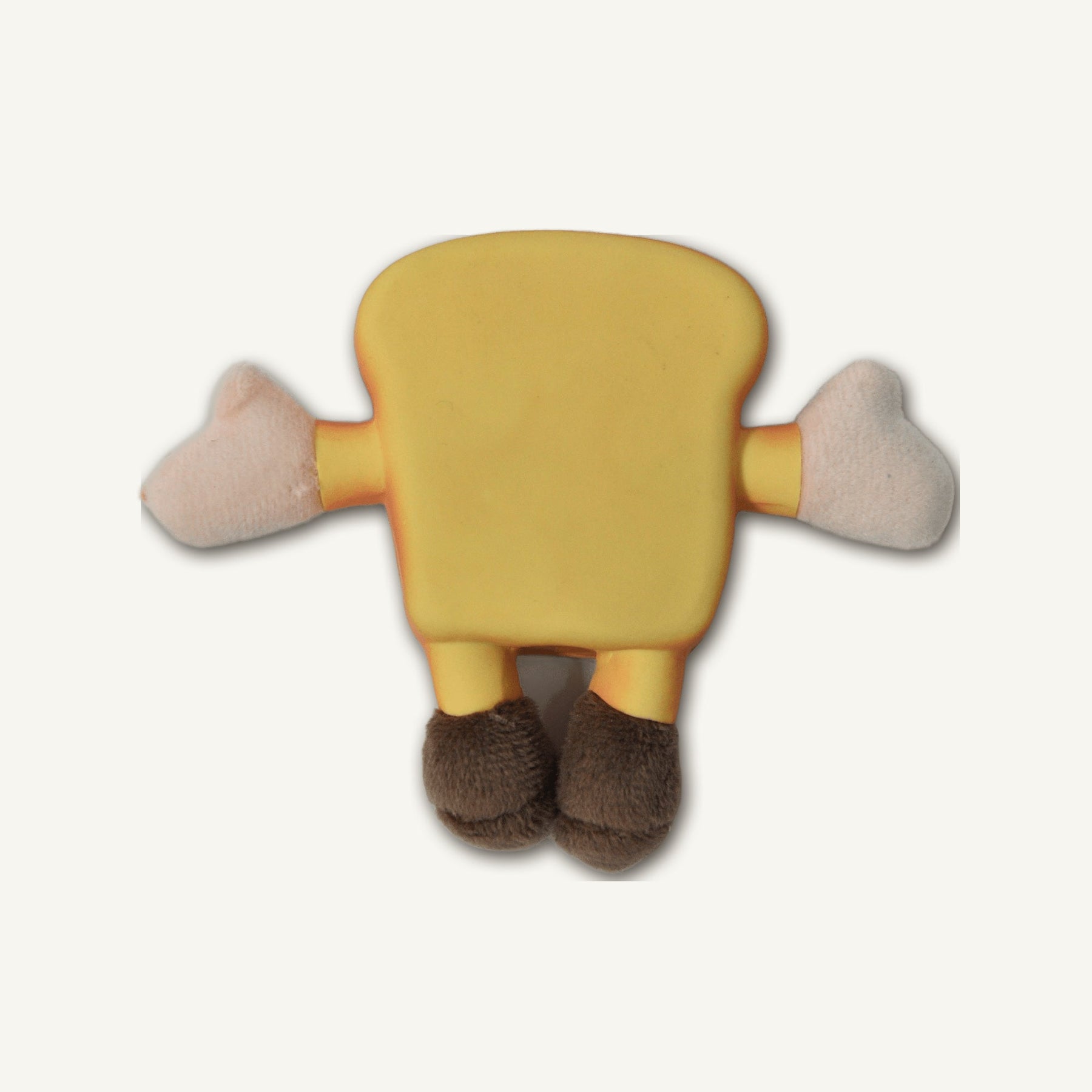 Latex Toast with Plush – RJ004 construction detail view on warm neutral background for wholesale pet brands
