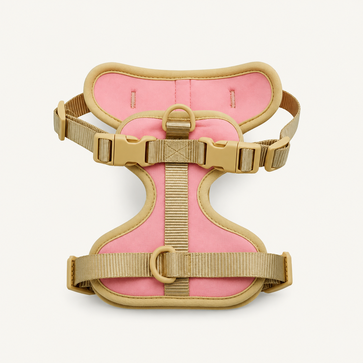 Rose Sand Multi-Point Padded Dog Harness
