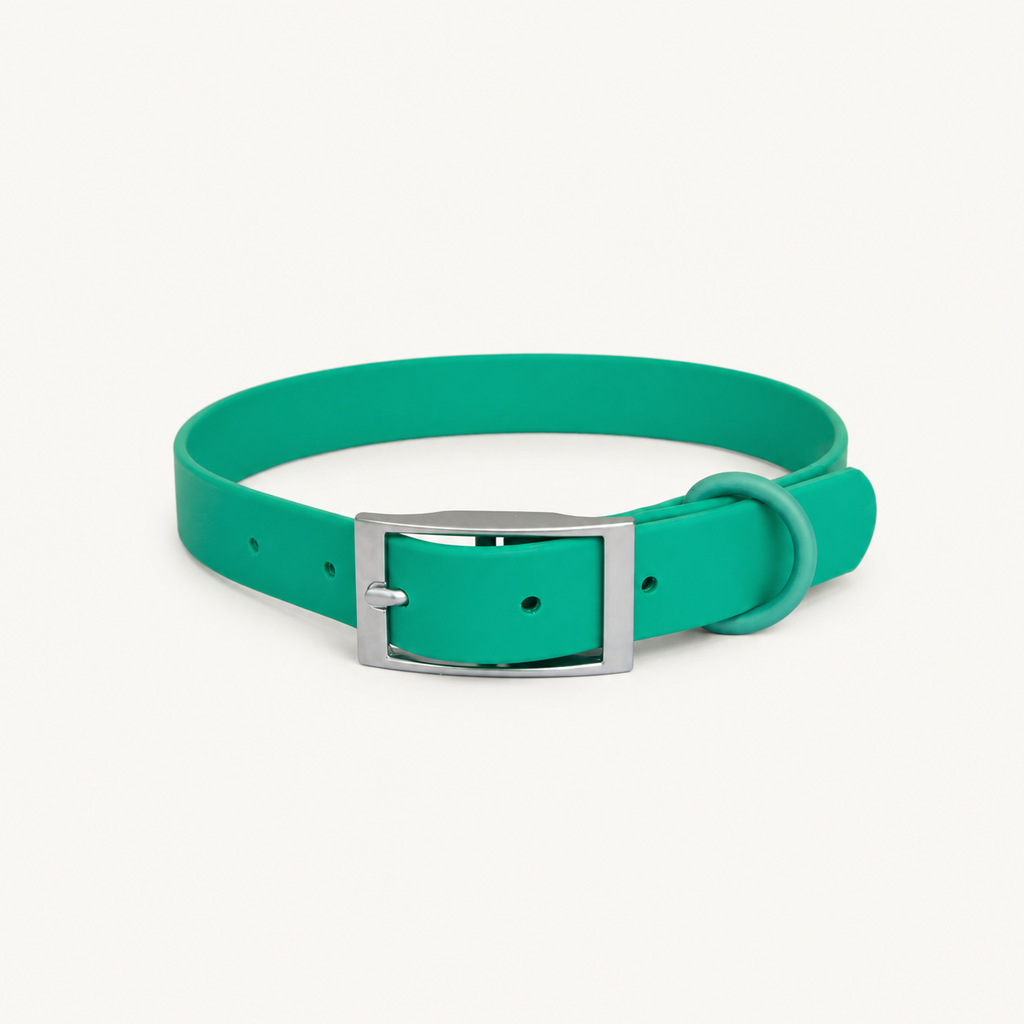 Contour Buckle Waterproof PVC Dog Collar