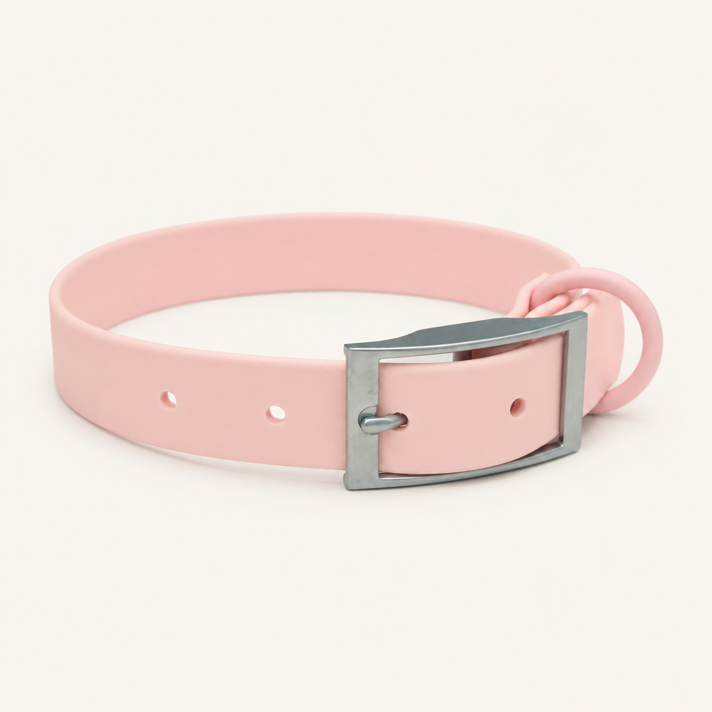 Blush Arc PVC-Coated Dog Collar