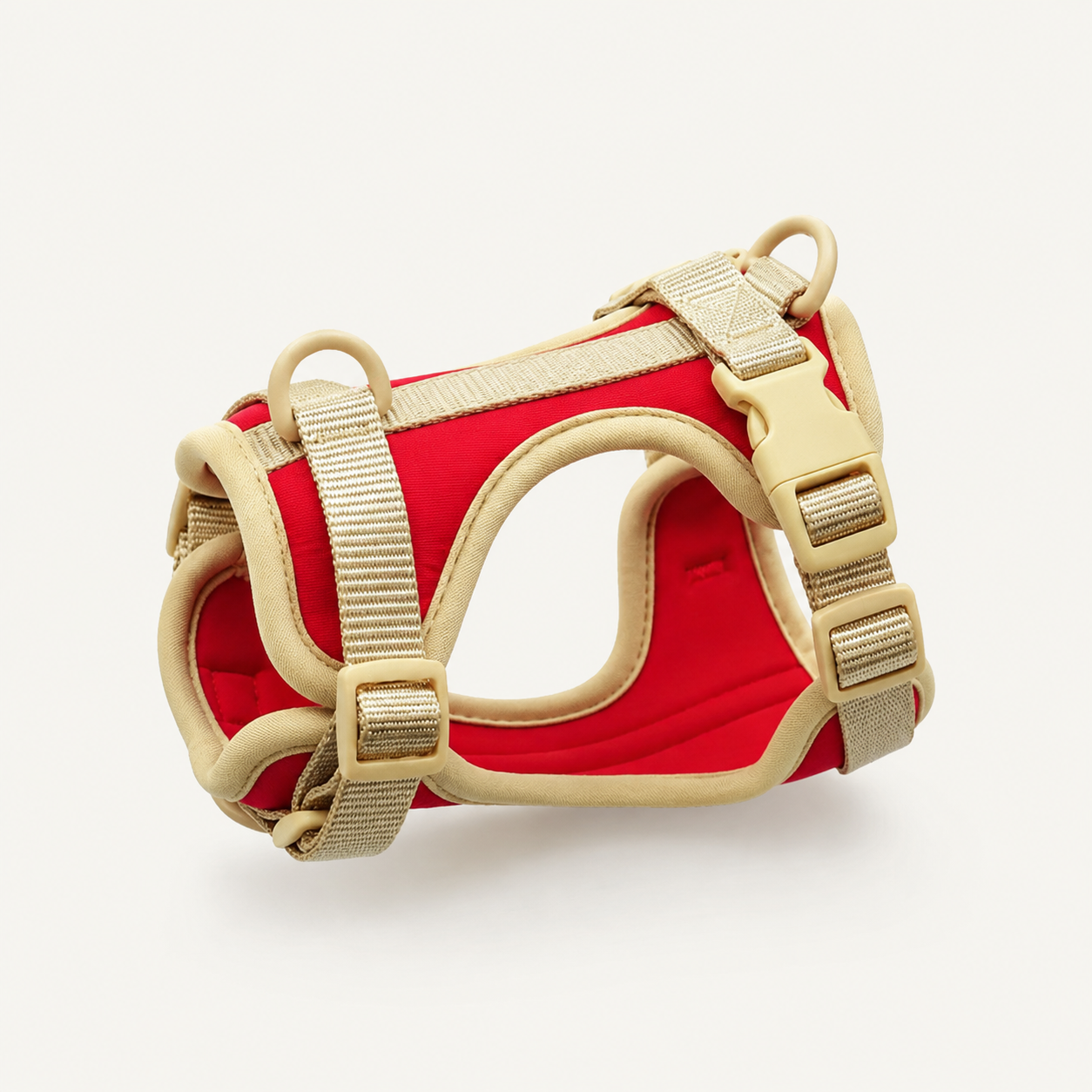 Red Sand Adjustable Padded Dog Harness