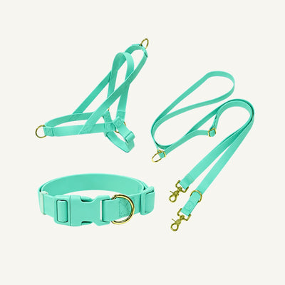 Wholesale Waterproof PVC Dog Harness Set | 3-Piece OEM Dog Walking Set