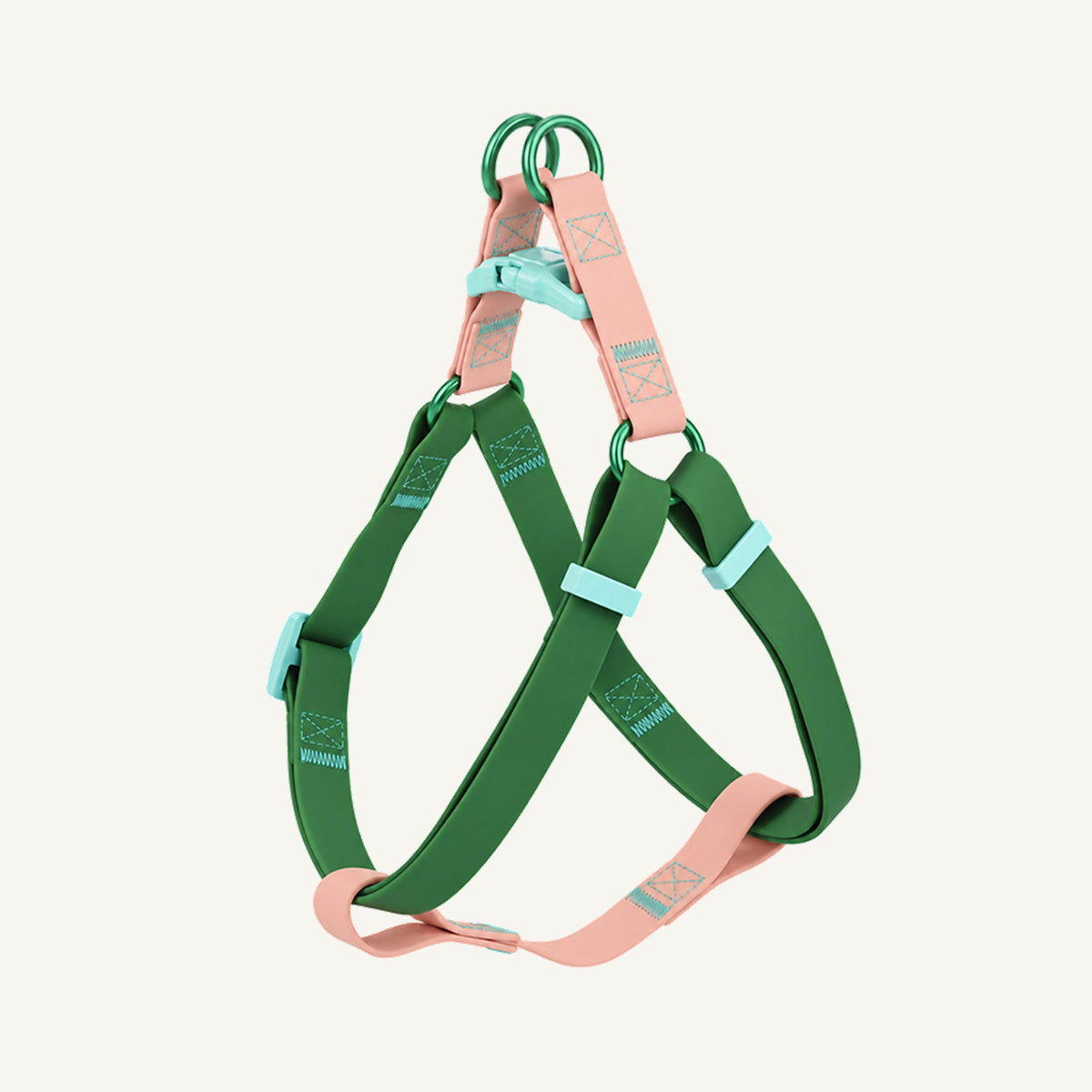 Adjustable Waterproof Coated Webbing Dog Harness – Step-In Design