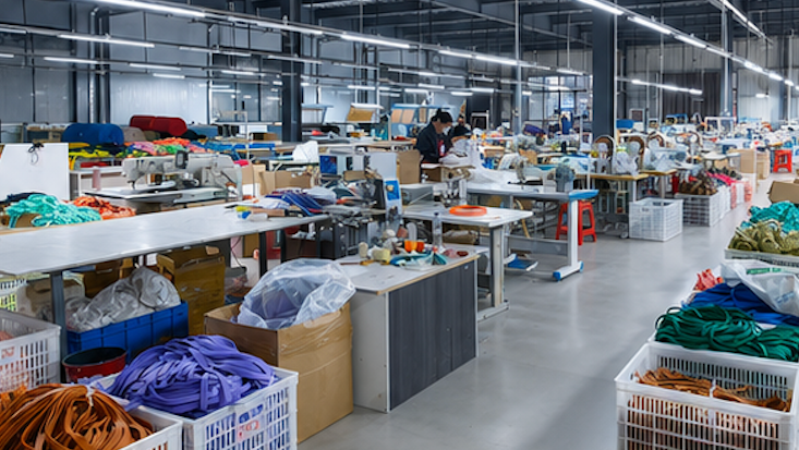Pet product manufacturing equipment at the KM PET factory
