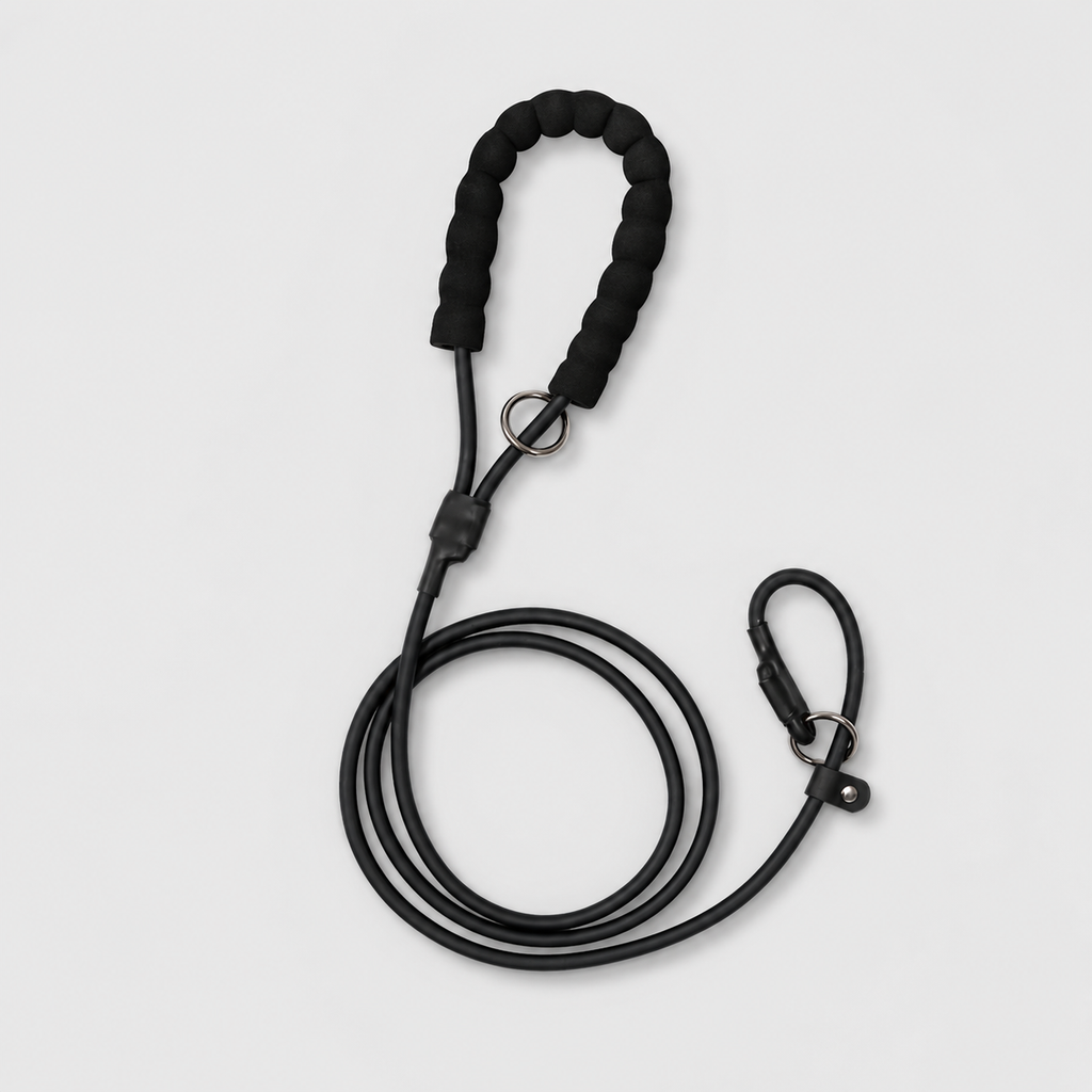 Waterproof PVC Slip Lead Dog Leash with Padded Handle
