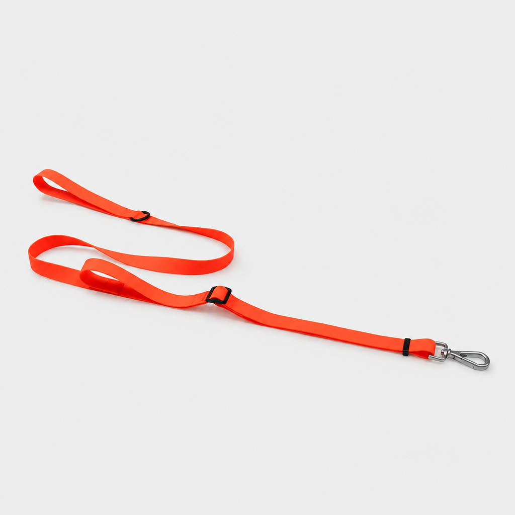 Waterproof PVC Anti-Lunge Dog Leash with 360° Swivel Hook
